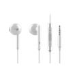 Honor AM115 Wired Earphones Half in-Ear Headset with Mic (White)