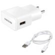 Samsung EP-TA20 Mobile Charger 2 A with Detachable Cable (White, Cable Included)